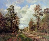 Pissarro, Camille - The Road to Louveciennes at the Outskirts of the Forest